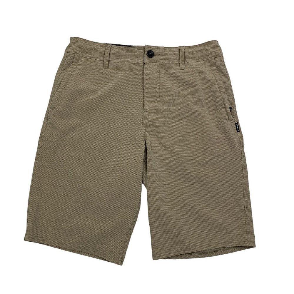 O'Neill Hybrid Flat Front Tan Performance Shorts Men's Size 30